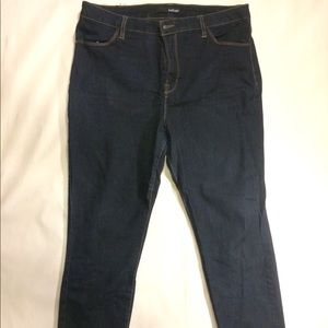 Very Dark Wash Skinny Jeans Size 14
